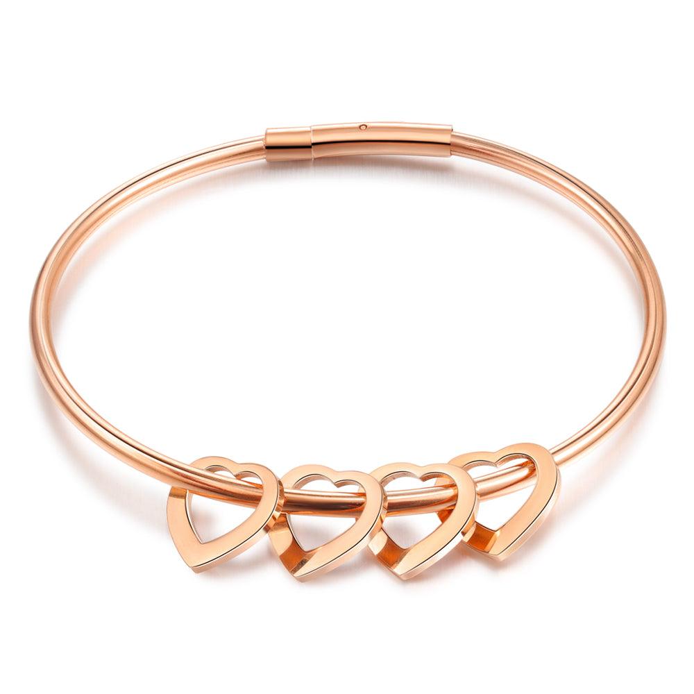Heart on My Sleeve Bracelet Customized Jewelry for Women - Personalized Jewel