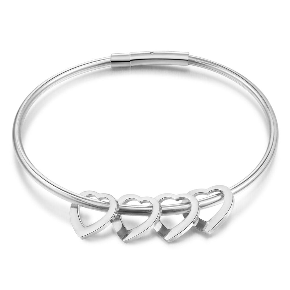 Heart on My Sleeve Bracelet Customized Jewelry for Women - Personalized Jewel