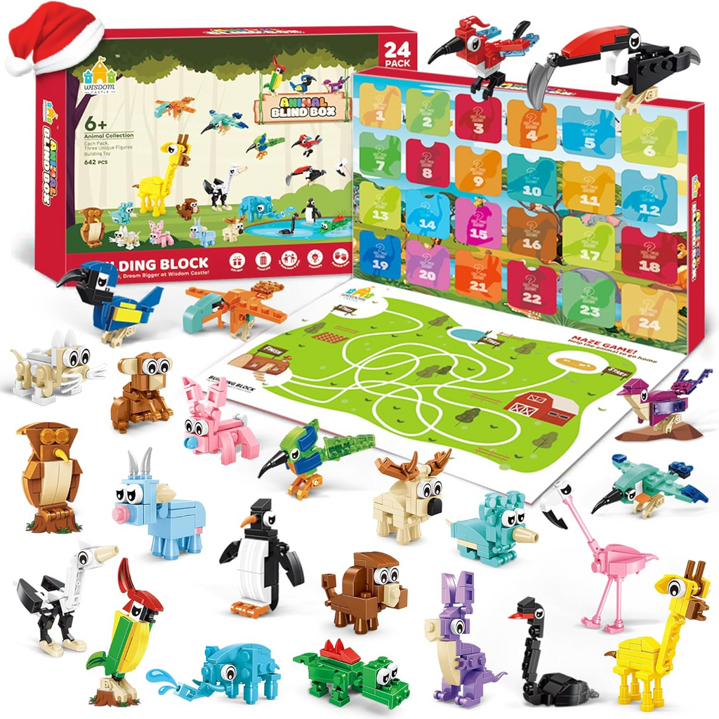 Animal Building Block Advent Calendar