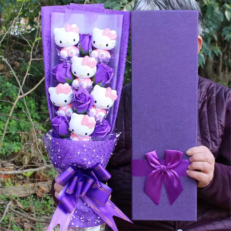 Character Inspired Bouquet With Decorative Gift Box