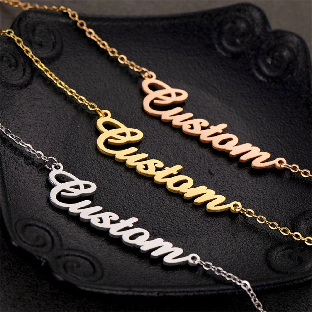 Custom Script Name Necklace