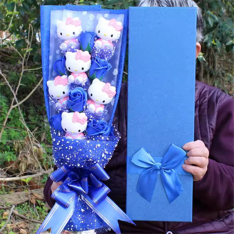 Character Inspired Bouquet With Decorative Gift Box