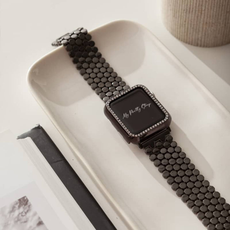 Honeycomb Stainless Steel Watch Band