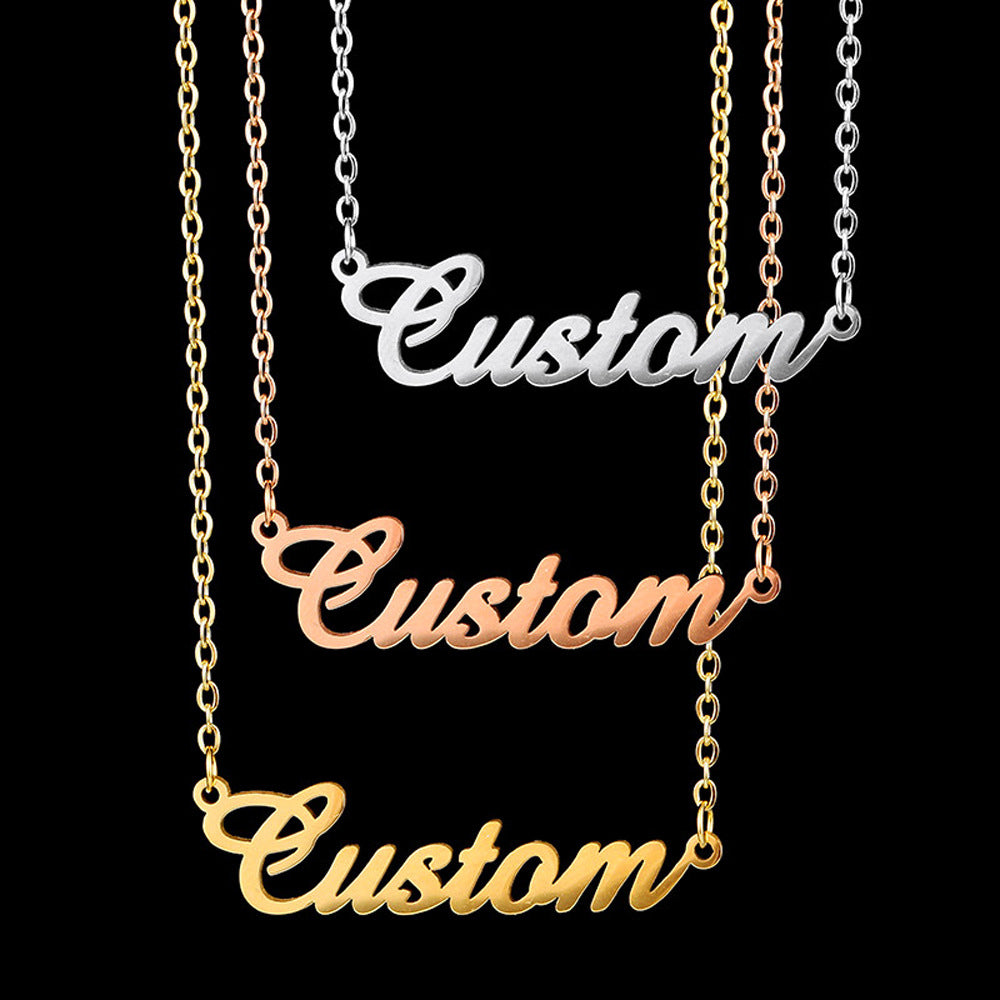 Custom Script Name Necklace