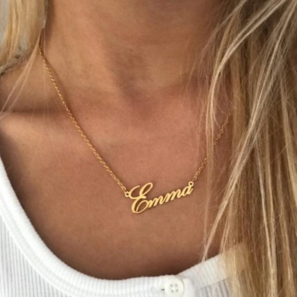 Custom Script Name Necklace