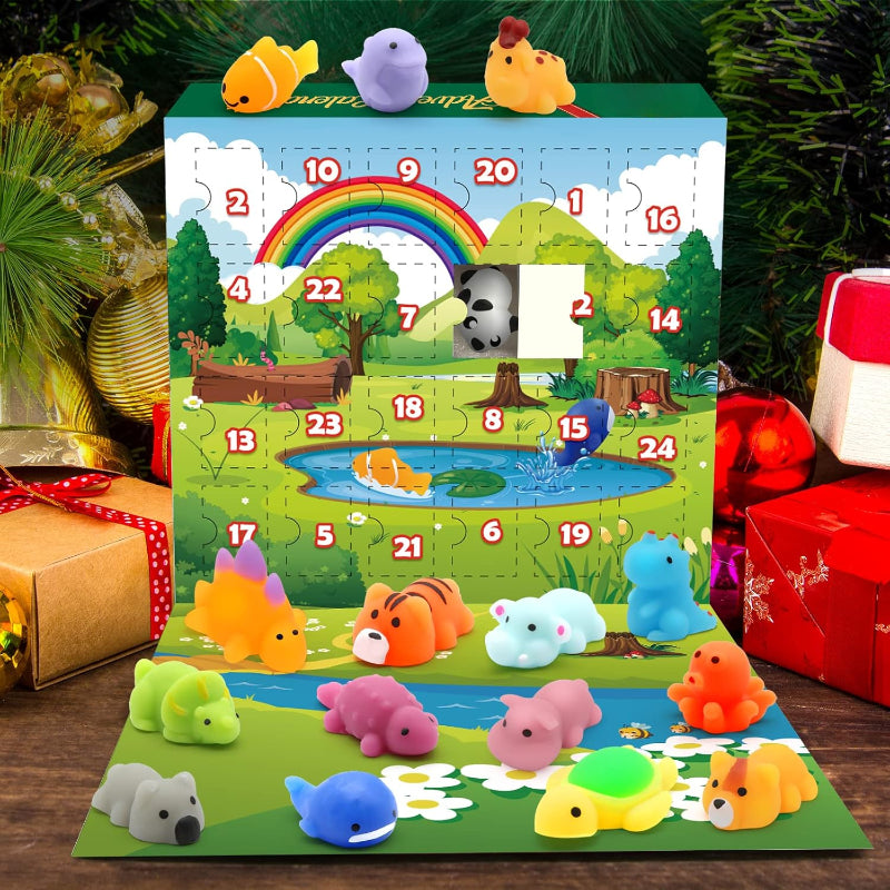 Mochi Squishy Animal Advent Calendar