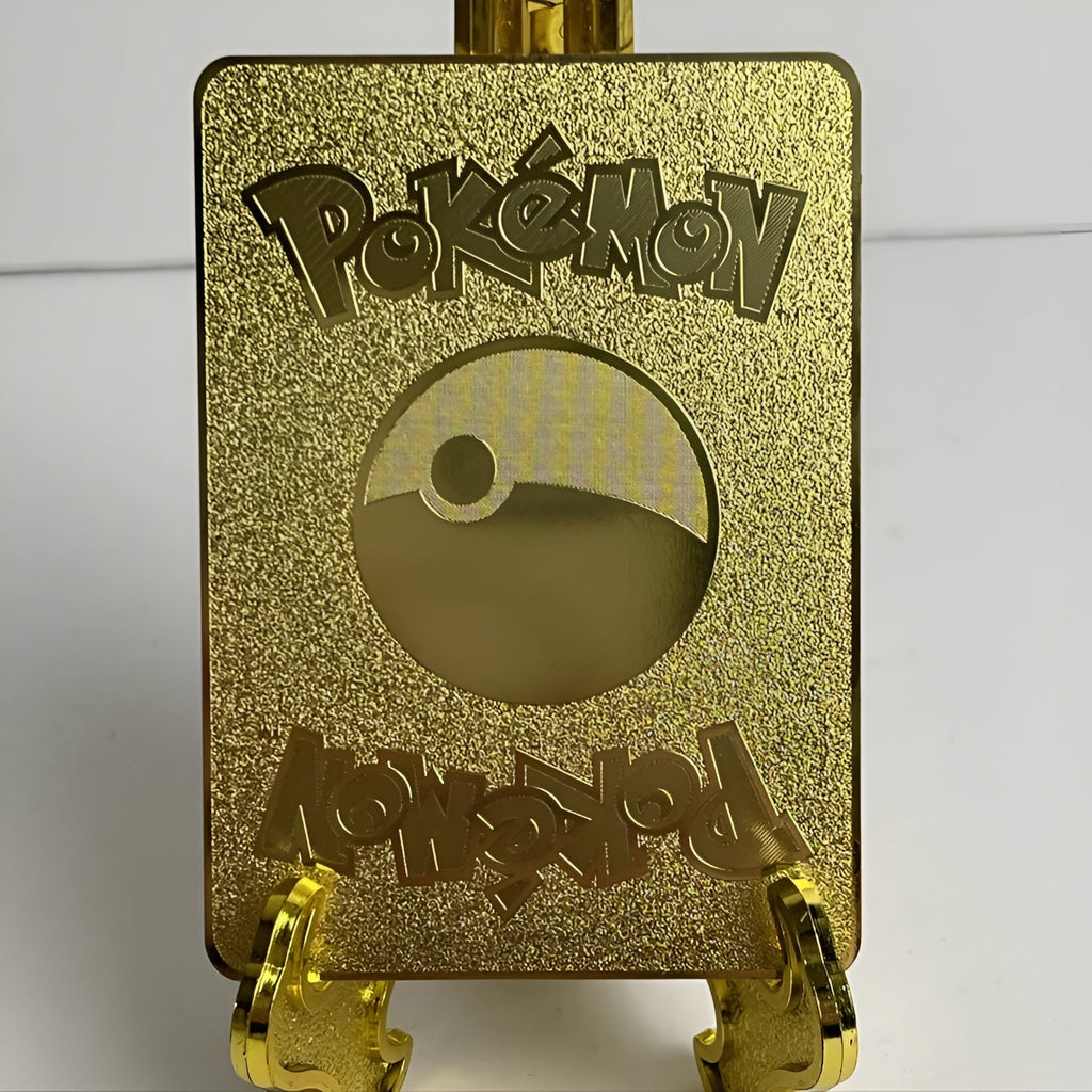 Gold Plated Pokemon Collectible Cards