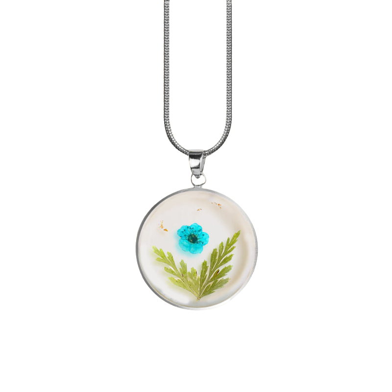 Personalized Birth Flower Jewelry Necklace