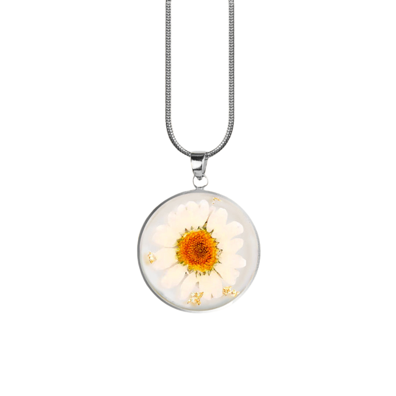 Personalized Birth Flower Jewelry Necklace