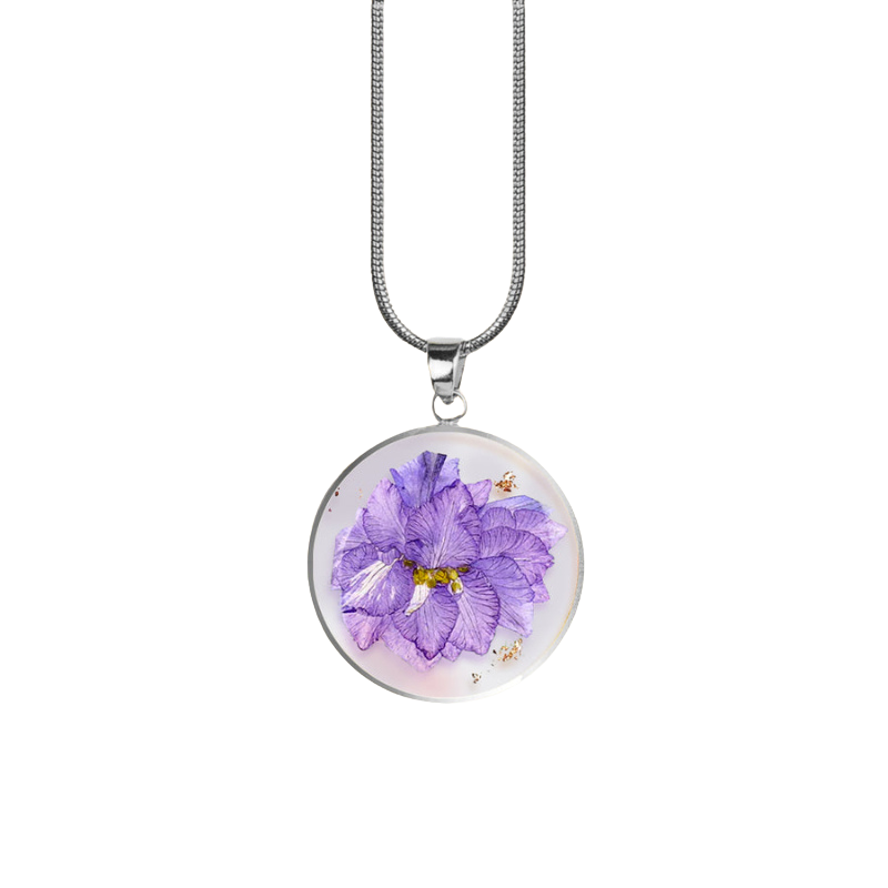 Personalized Birth Flower Jewelry Necklace