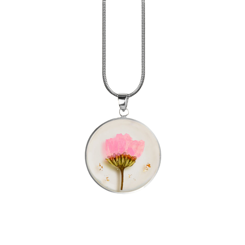 Personalized Birth Flower Jewelry Necklace