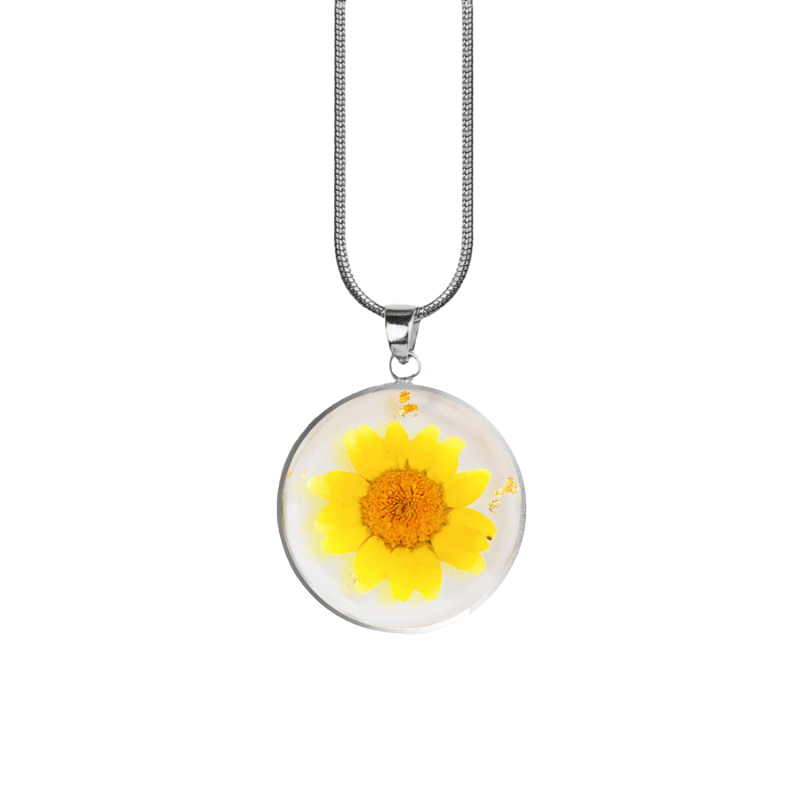 Personalized Birth Flower Jewelry Necklace