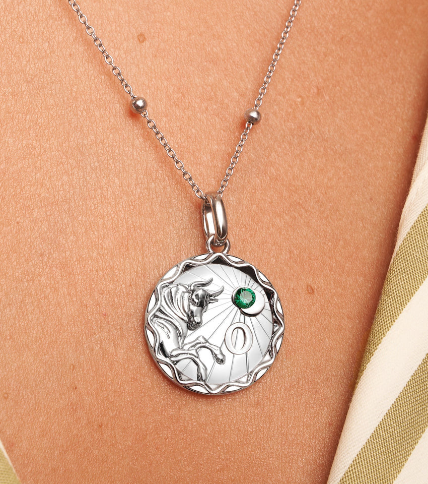 Custom Zodiac Coin Necklace