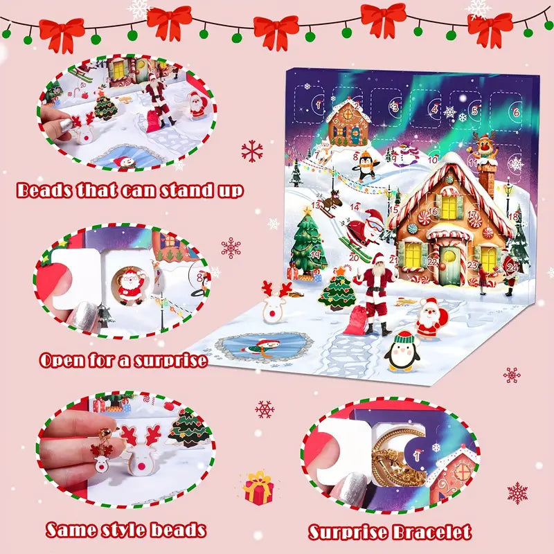 Christmas Advent Calendar DIY Jewelry Making Kit