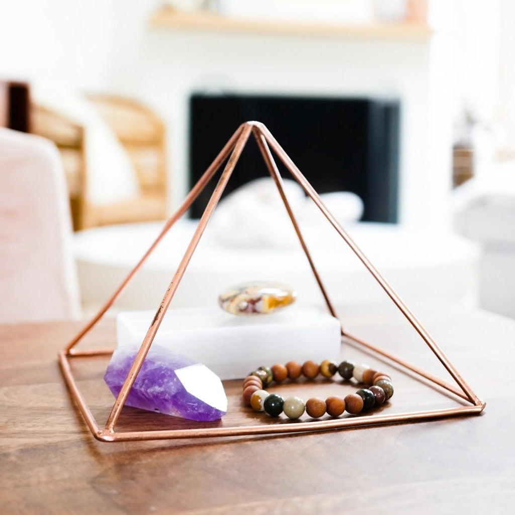 Copper Charging Pyramid For Energy Amplification