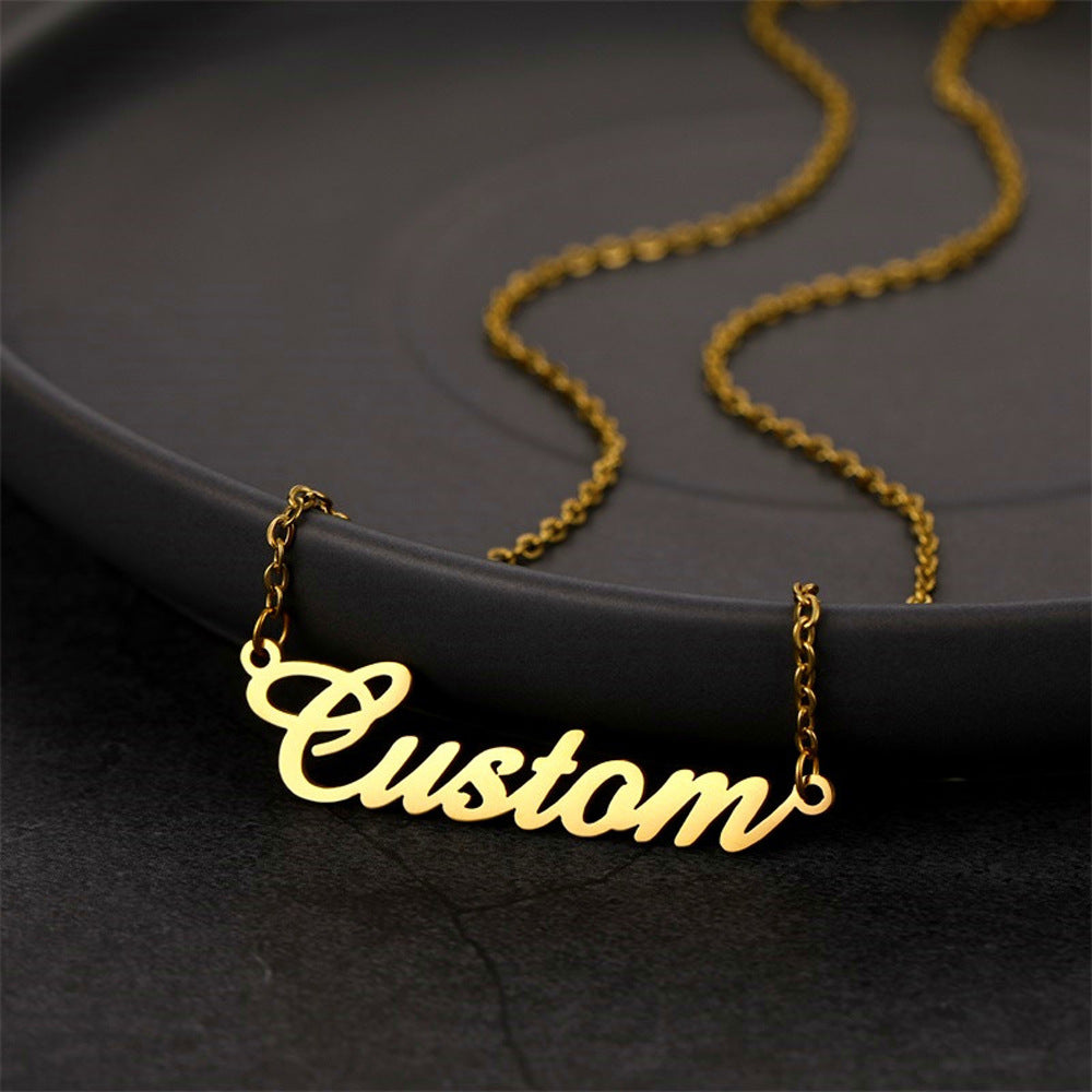 Custom Script Name Necklace