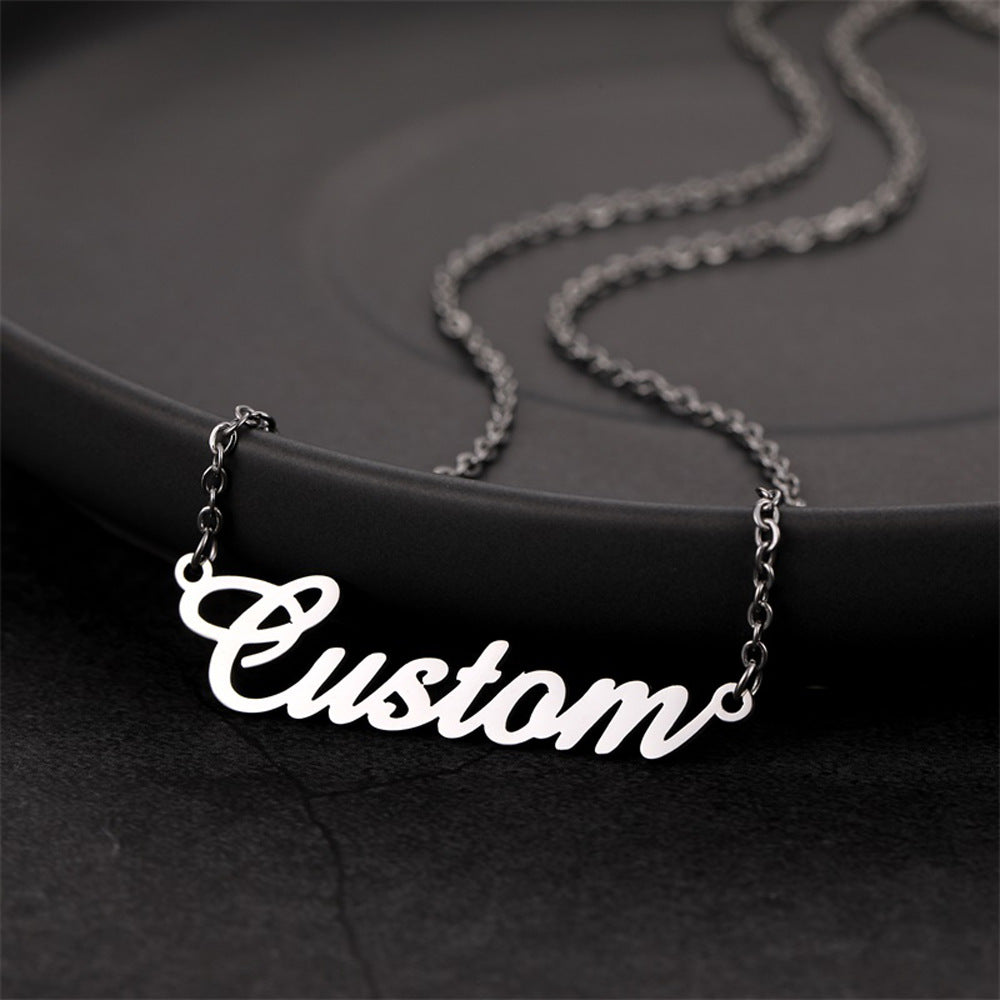 Custom Script Name Necklace