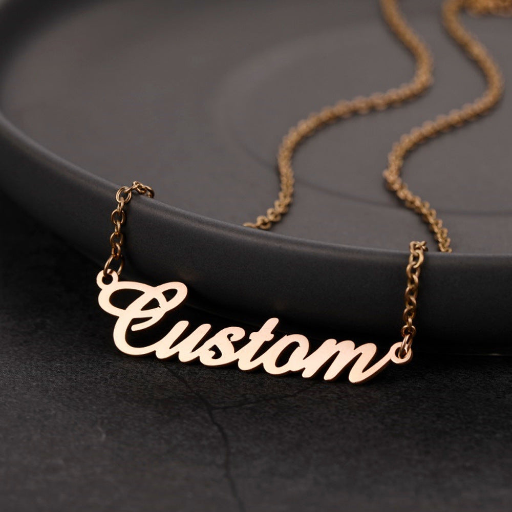 Custom Script Name Necklace