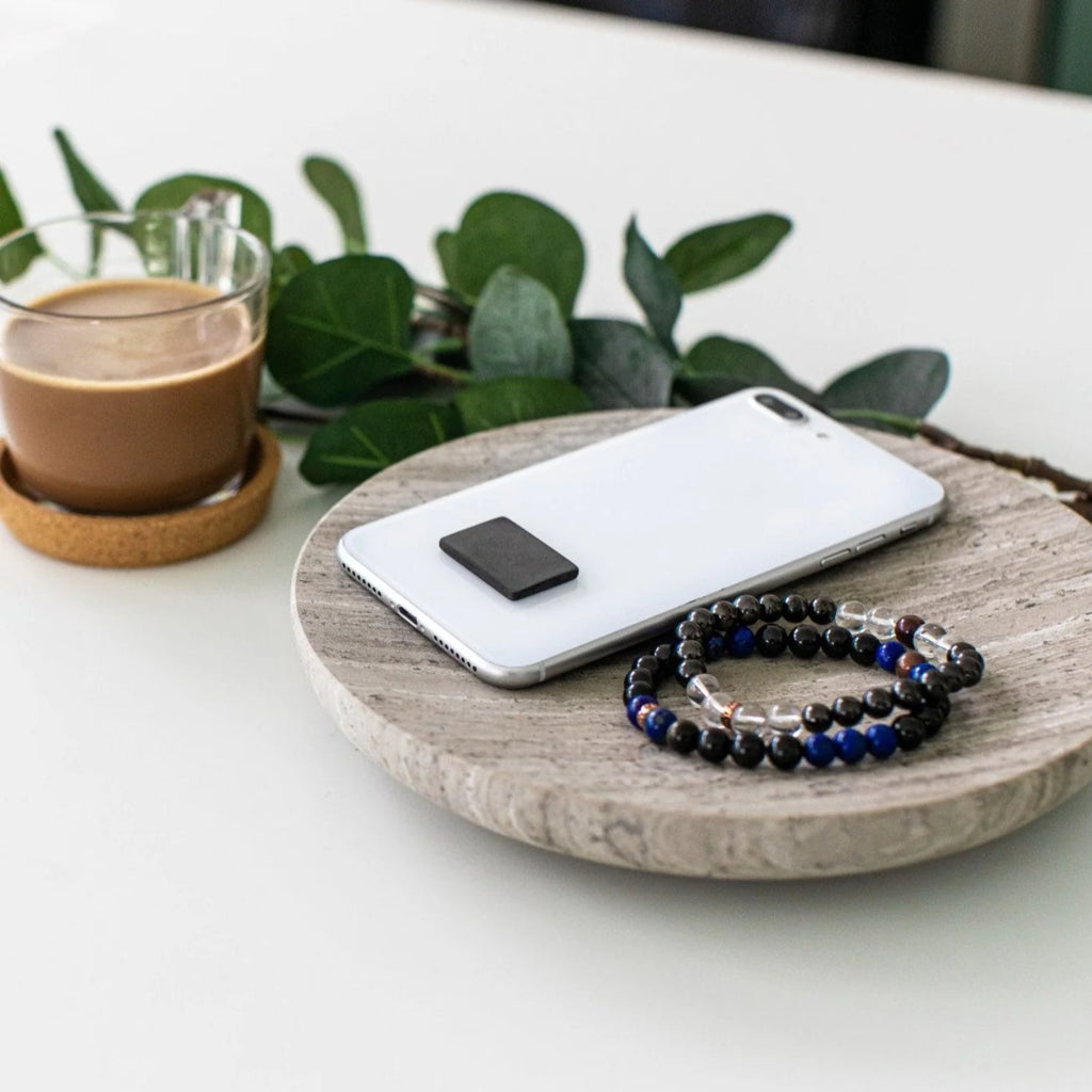 Lapis And Onyx Beaded Bracelet