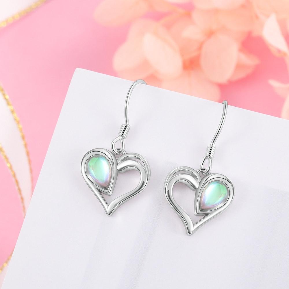 925 Sterling Silver Dangling Earrings - Personalized Jewel