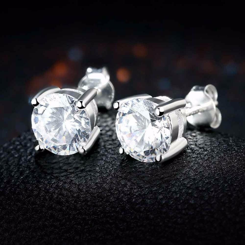 925 Sterling Silver Female Stud Earrings For Women - Personalized Jewel
