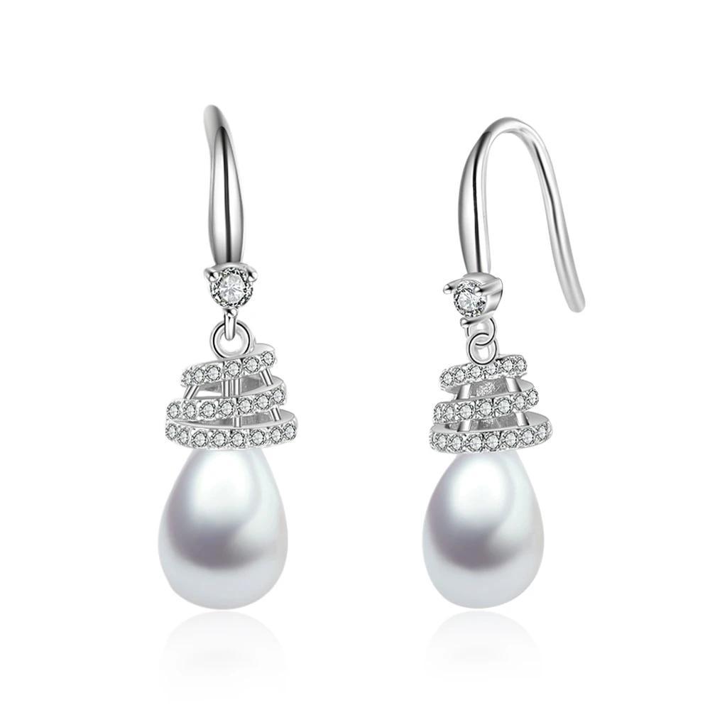 925 Sterling Silver Hook Earrings Drop Earrings for Girls - Personalized Jewel