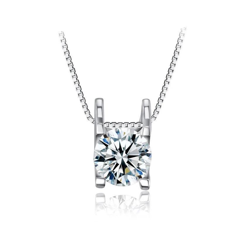 925 Sterling Silver Necklace & Pendant for women- Stylish Zirconia Choker - Personalized Jewel