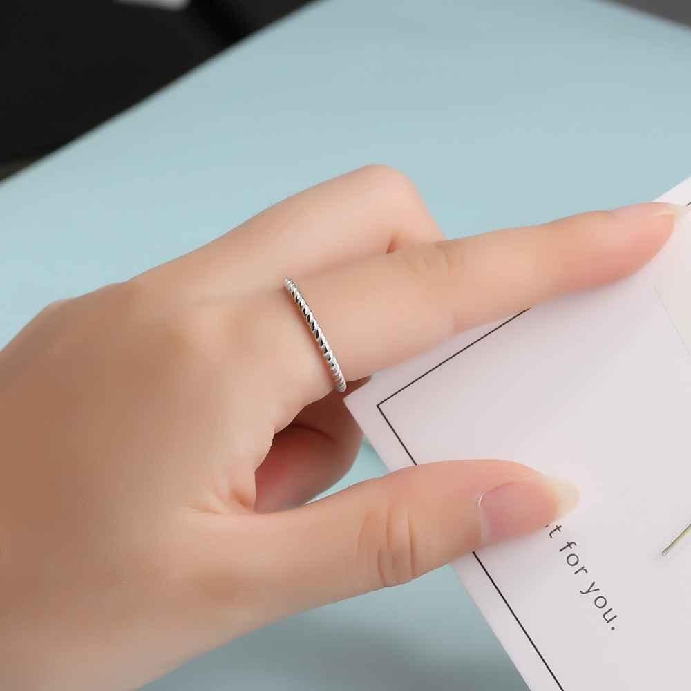925 Sterling Silver Rope Shape Rings for Women, Fashion Jewelry – Anniversary & Engagement Gift - Personalized Jewel