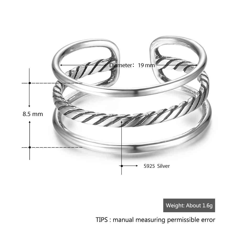 925 Sterling Silver Stackable Rings Elegant Family Ring Jewelry for Women - Personalized Jewel