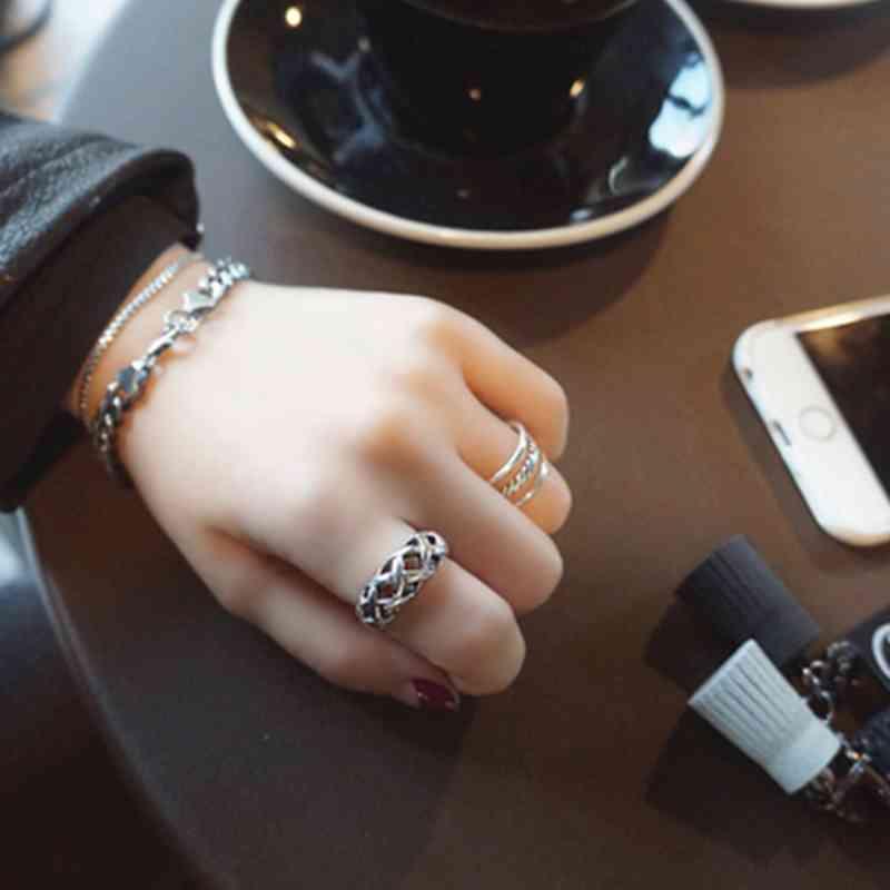 925 Sterling Silver Stackable Rings Elegant Family Ring Jewelry for Women - Personalized Jewel