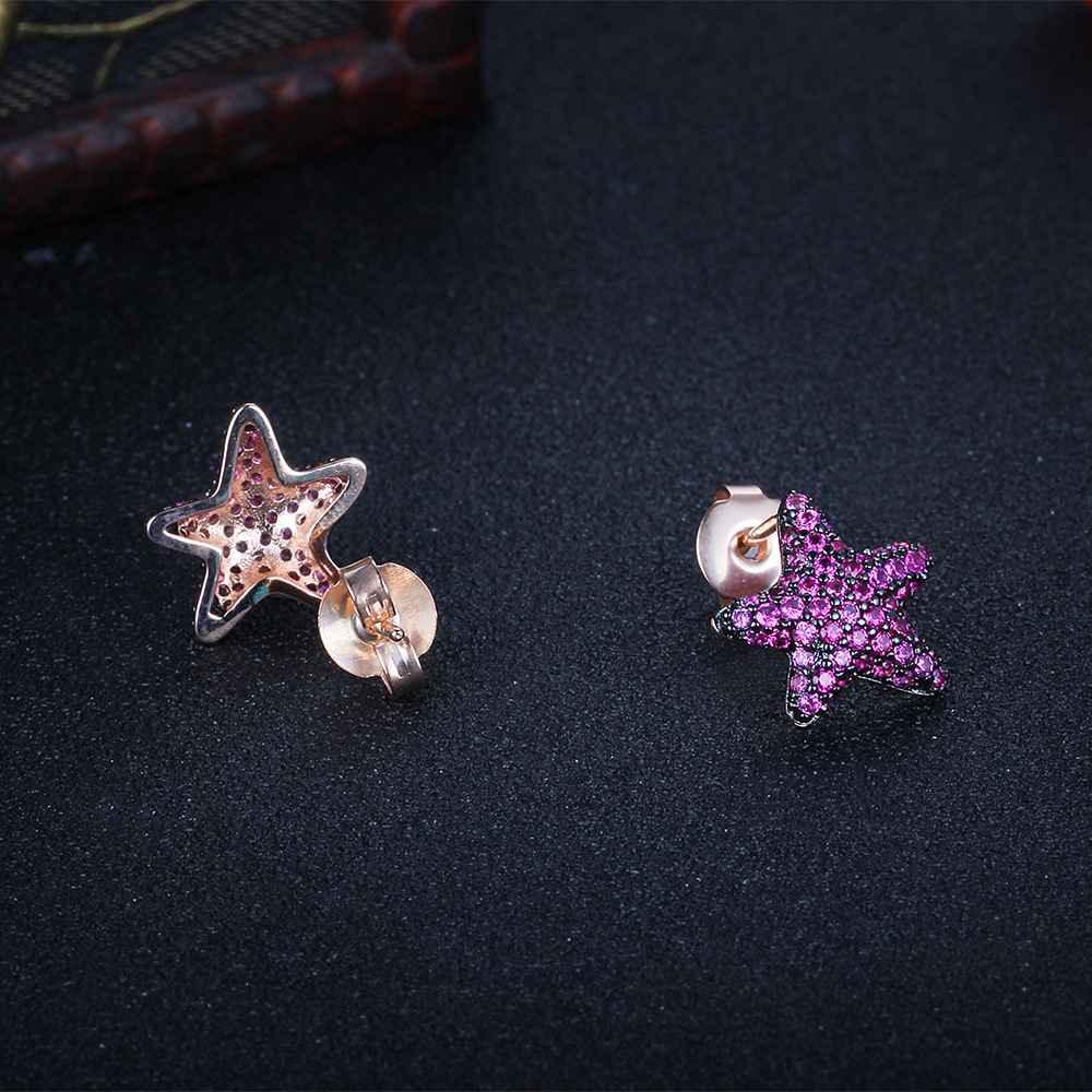 925 Sterling Silver Star Stud Earrings with CZ, Daly Jewelry Birthday Gift for Women - Personalized Jewel