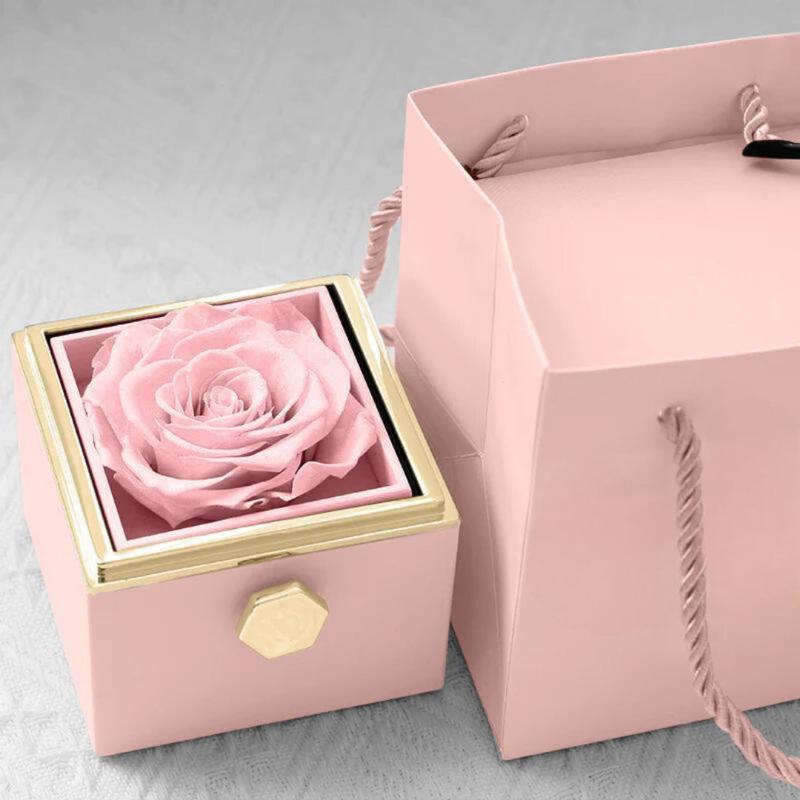 Timeless Rose Box Set With Customizable Necklace