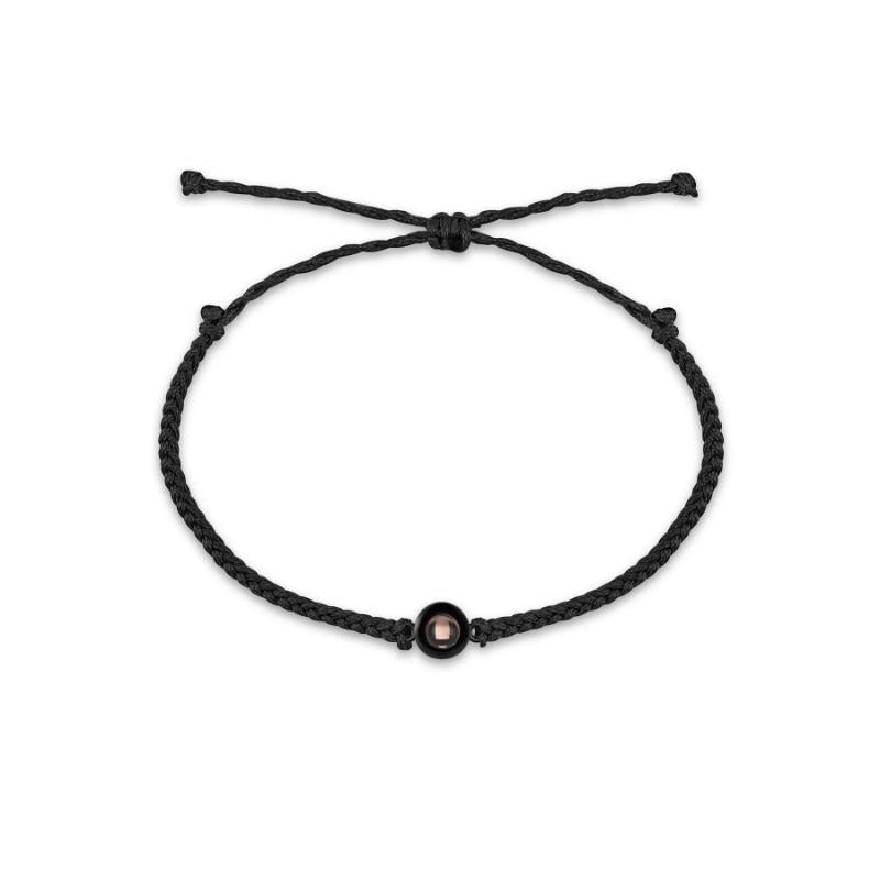 Custom Circle Pendant Bracelet