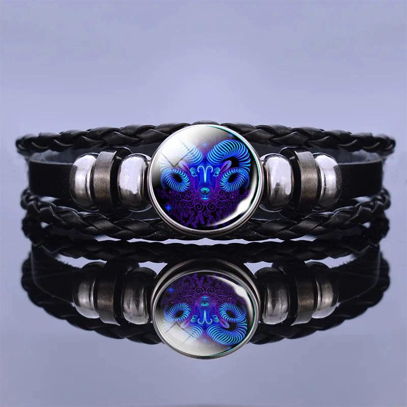 Personalized Zodiac Energy Sign Bracelet