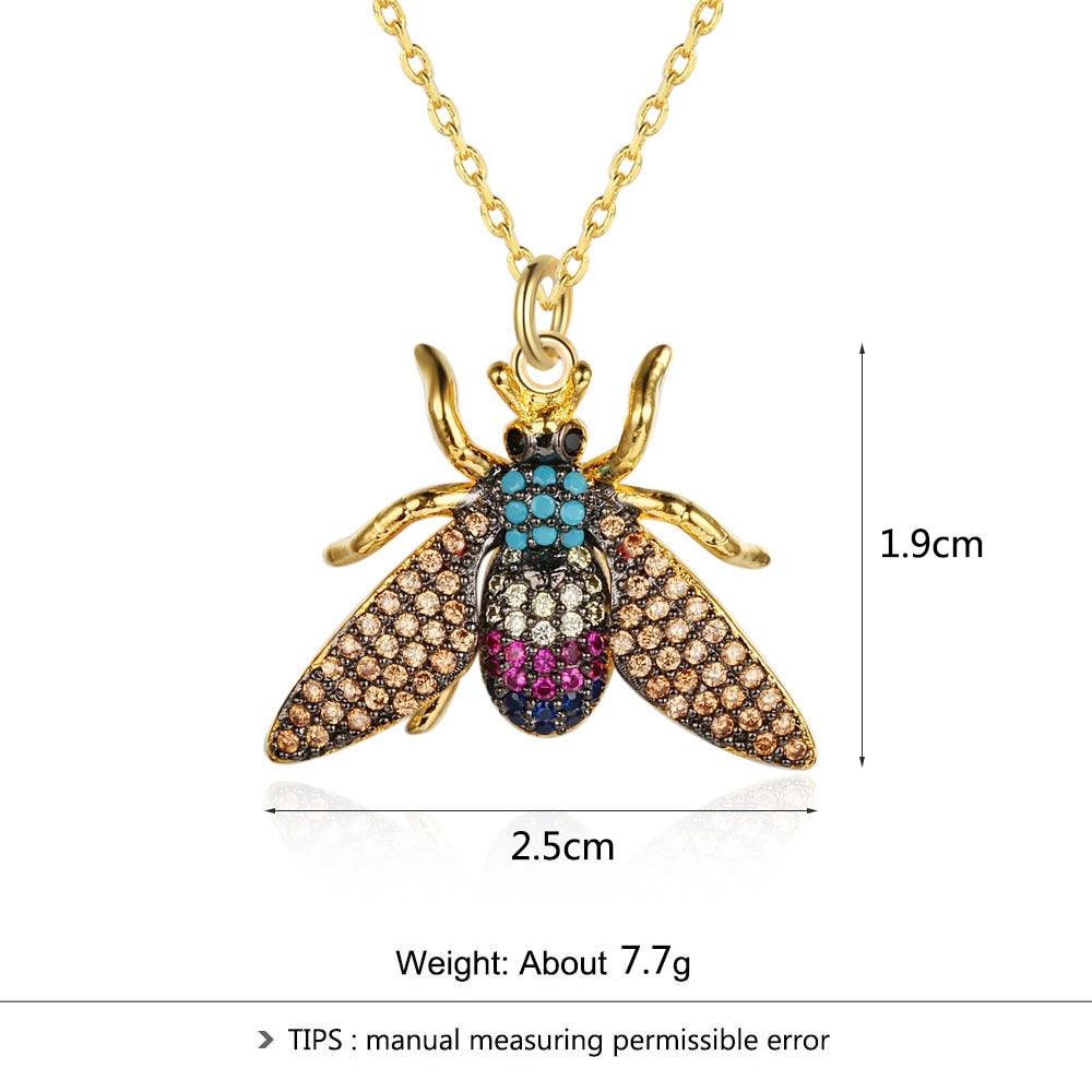 Adorable Insect Bee Pendant & Necklace, Trendy Jewelry Gift - Personalized Jewel