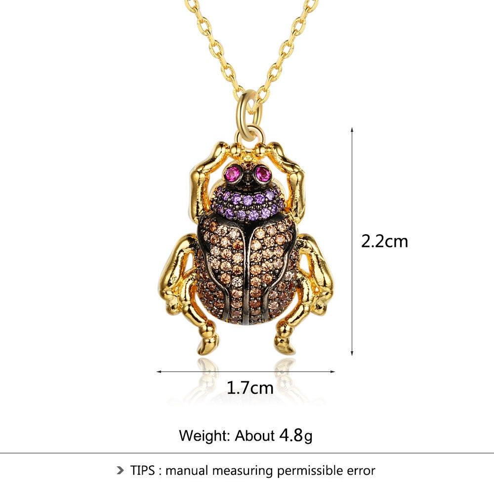 Cubic Zirconia Frog Pendant Jewelry for Women Frog Pendant Necklace - Personalized Jewel