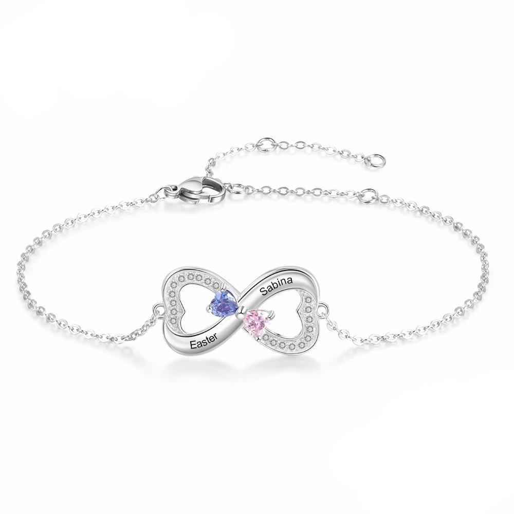 Customized Infinity Bracelet for Women Fashion Accessory for Women - Personalized Jewel