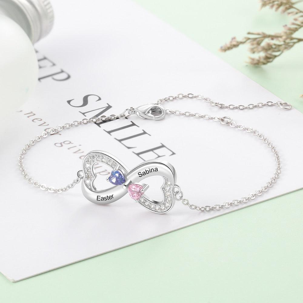 Customized Infinity Bracelet for Women Fashion Accessory for Women - Personalized Jewel