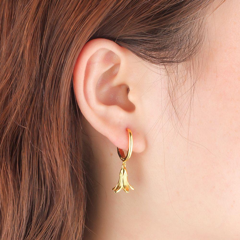 Cute Gold Plated Banana Shape Drop Earring, Party Jewelry Earrings for Women, Best Gift for Her - Personalized Jewel