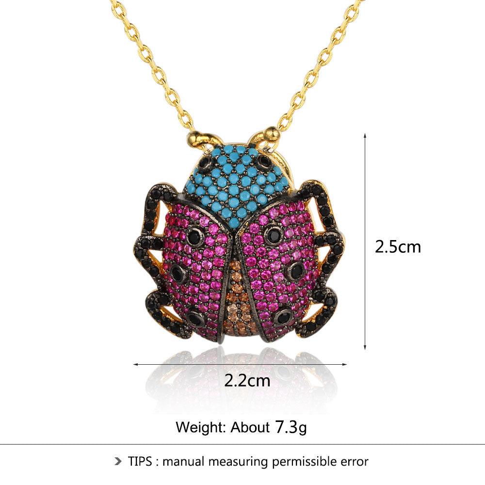 Fashion Lovely Tortoise Bee Insect Pendant Necklace, Jewelry Gift for Women, Girls & Children - Personalized Jewel