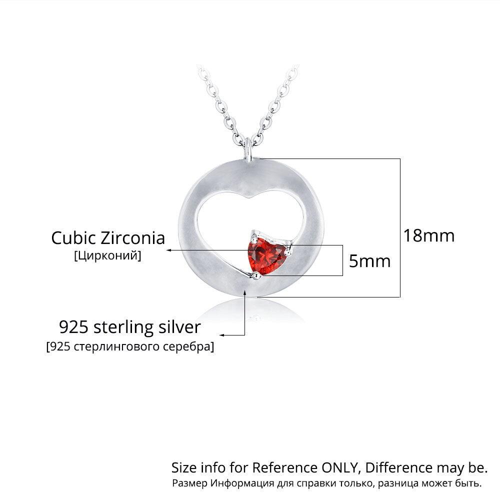 Heart Shaped Cute Sterling Silver Pendants with Engravings- Personalized Necklace for Women - Personalized Jewel