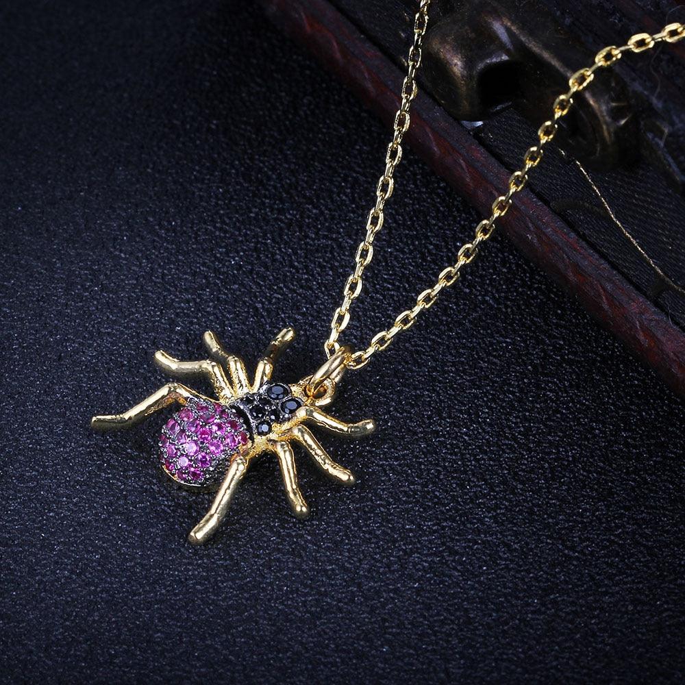 Imitation Necklace for Women, Spider Choker Pendant, Trendy Insect Jewelry - Personalized Jewel
