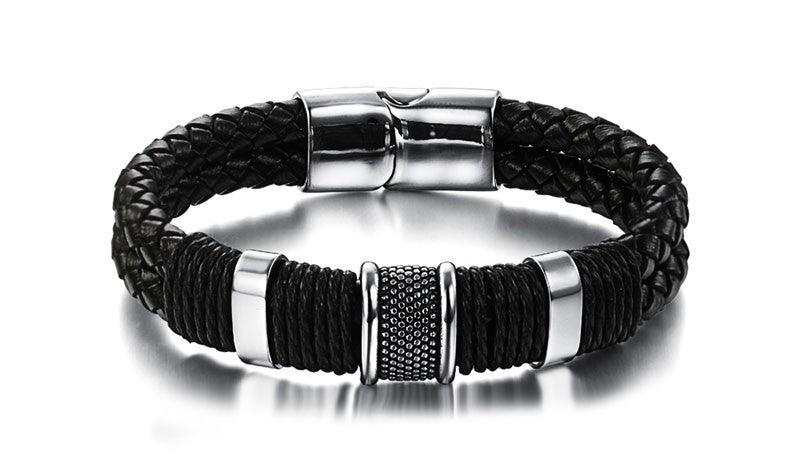Men's Classic Leather Bracelets for Men Men's Bracelet for Everyday Wear - Personalized Jewel