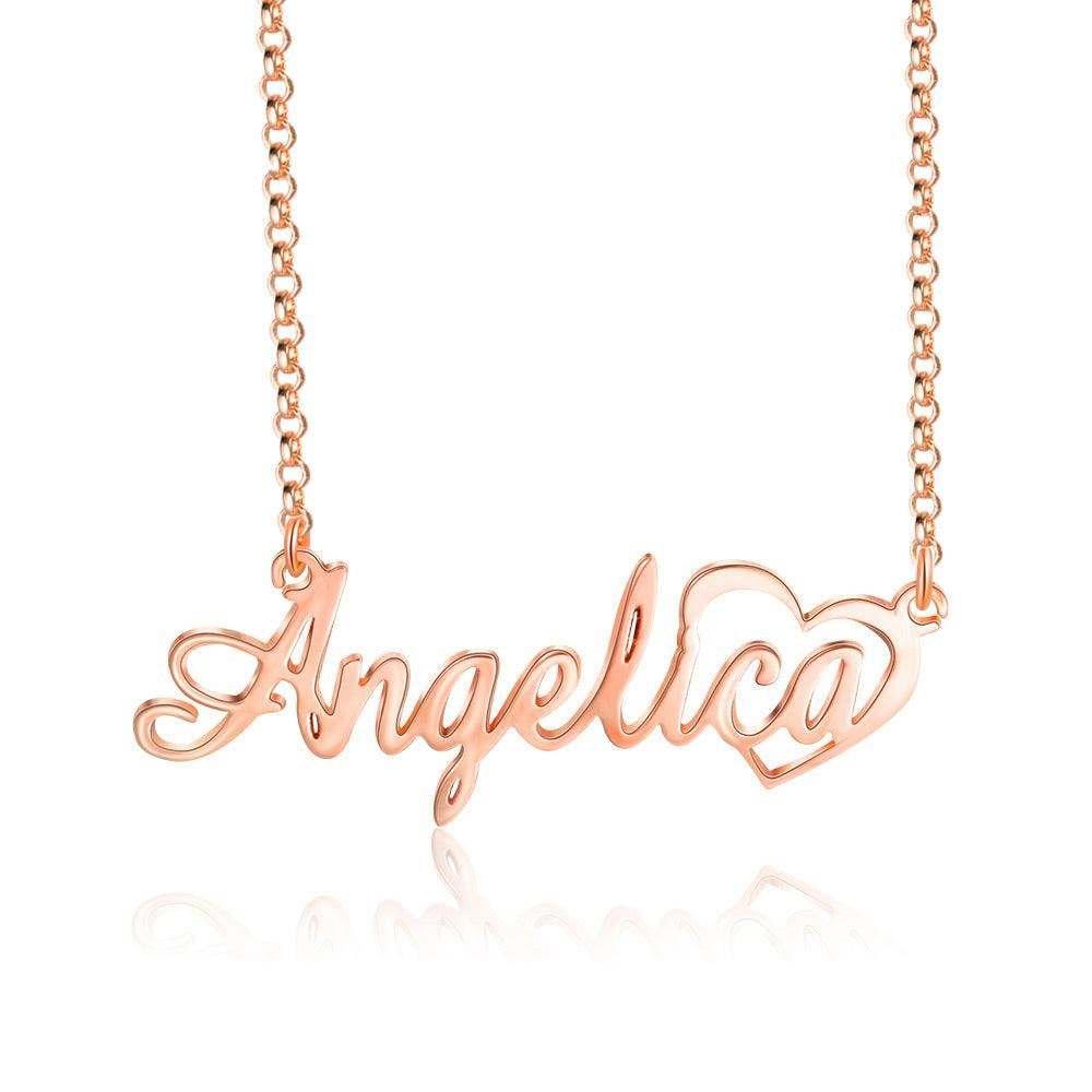 Neckpiece With Customised Nameplate - Personalized Jewel