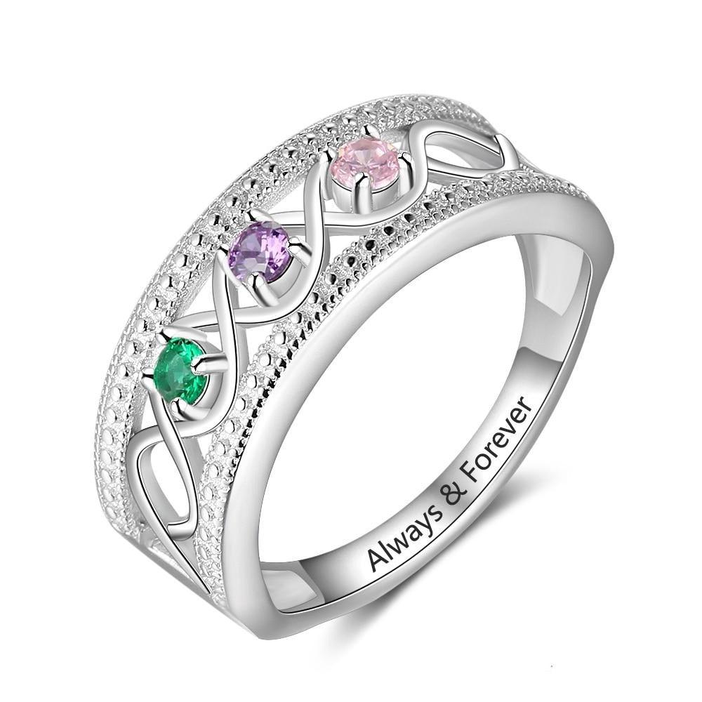 Personalized 925 Sterling Silver Rings For Women Of all Ages - Personalized Jewel