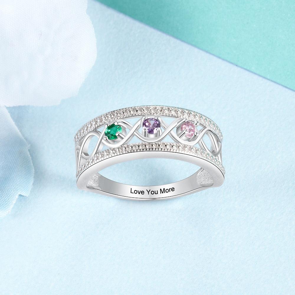 Personalized 925 Sterling Silver Rings For Women Of all Ages - Personalized Jewel