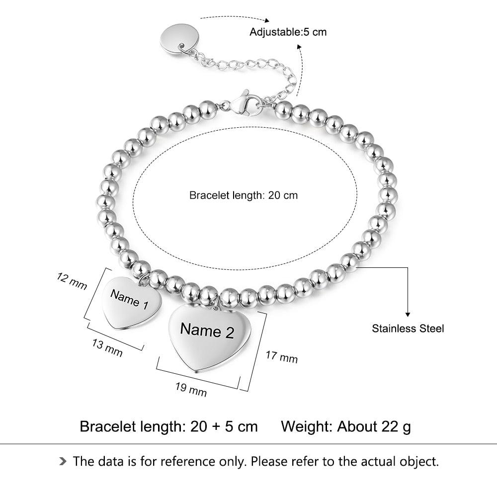 Personalized Charm Bracelet For Women’s Customized Jewelry - Personalized Jewel