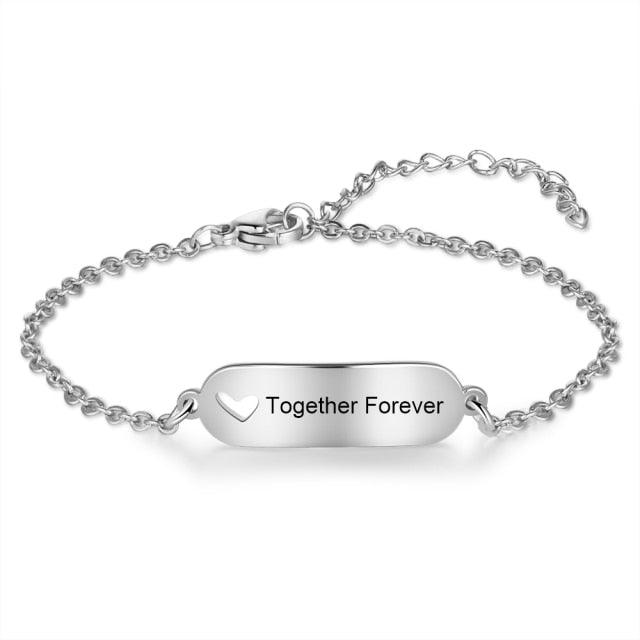 Personalized Hollow-Out Bracelet Customized Accessory for Women - Personalized Jewel