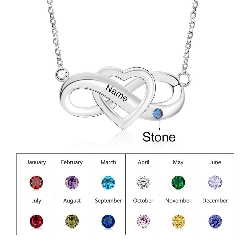 Personalized Infinity Necklace Accessories for Women - Personalized Jewel