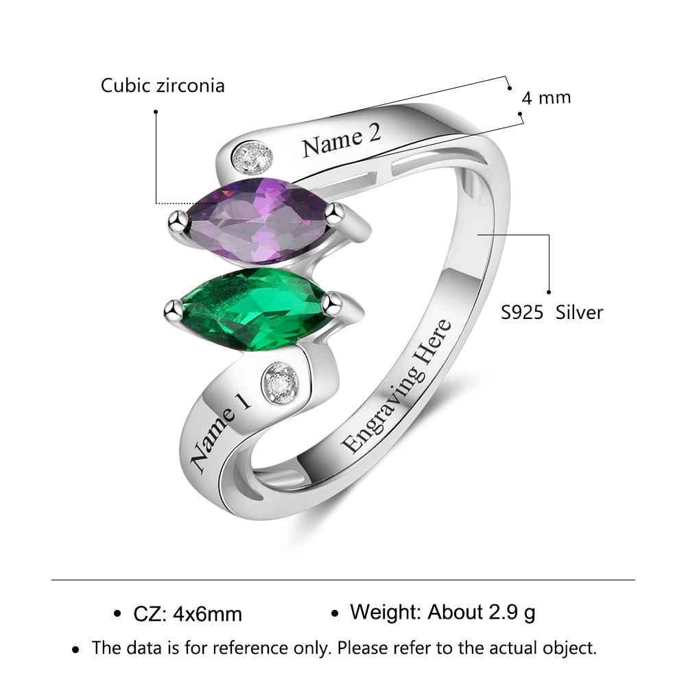 Personalized Love Promise Rings Trendy Ring Jewelry - Personalized Jewel